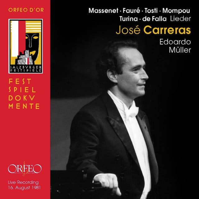 Massenet, Fauré, Falla & Others: Art Songs - José Carreras