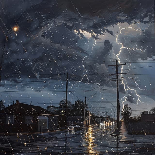 Relaxing Rainfall: Chill Thunder Ambiance for Serenity - Landscapes Of Joy