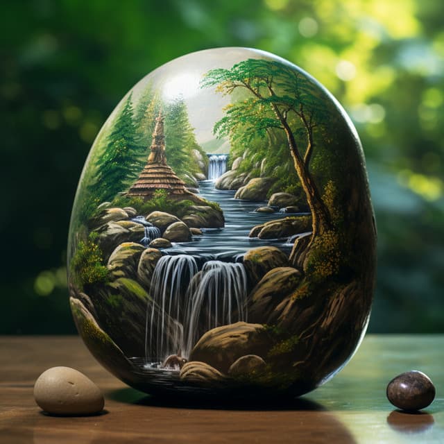 Waterfall Serenity: Yoga and Musical Harmony - Zen Soothing Sounds of Nature