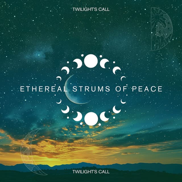 Ethereal Strums of Peace: 432 Hz Harp's Glow - Twilight's Call