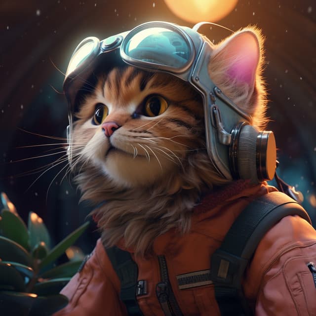 Cat's Lofi World: Peaceful Feline Tunes - Lofi City Colours