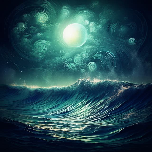 Ocean Ripples Harmony: Concentration Beats - Night Sounds