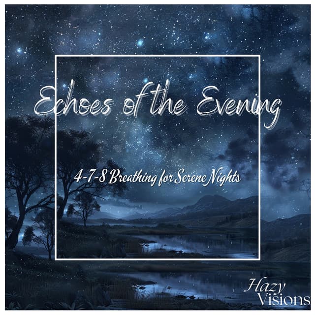 Echoes of the Evening: 4-7-8 Breathing for Serene Nights - Hazy Visions