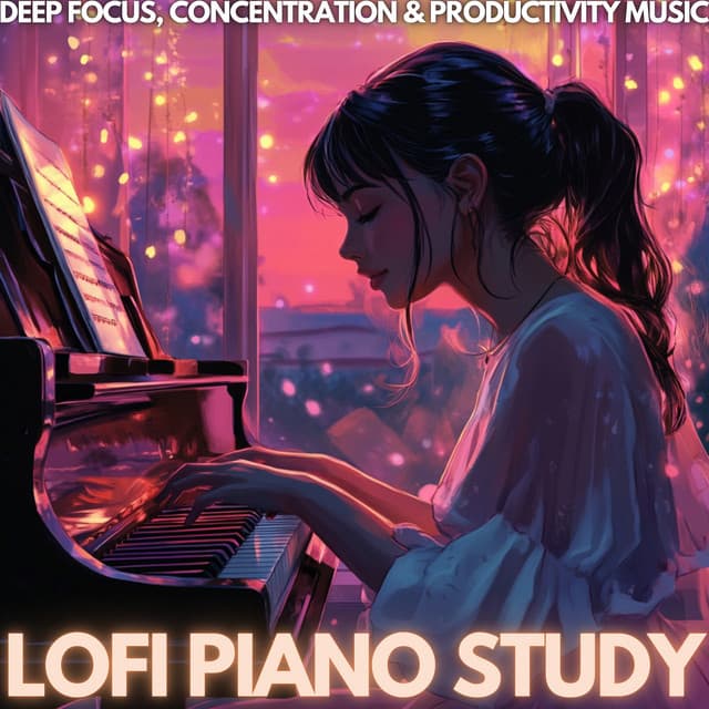 LoFi Piano Study – Deep Focus, Concentration & Productivity Music - Study Music For Deep Focus
