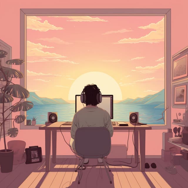 Sesión De Estudio Con Olas Del Océano: Melodías Meditativas - Serie de sonidos de la naturaleza