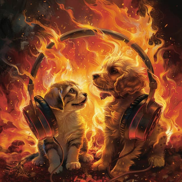 Pets by the Fire: Comforting Melodies - Sleeping Pet Music