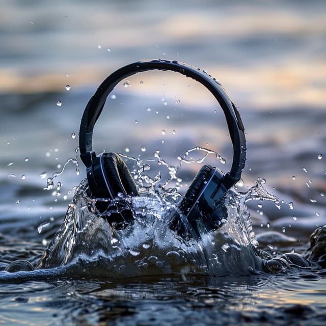 Waterfall Melodies: Cascading Music Notes - Timasion