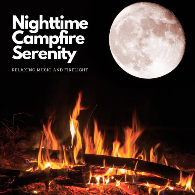 Nighttime Campfire Serenity: Relaxing Music and Firelight - The Real Animal relaxer