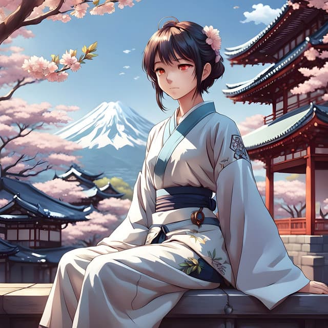 Neon Sakura Lo-Fi: Soft Beats for Focus & Calm - Anime Girl Lofi