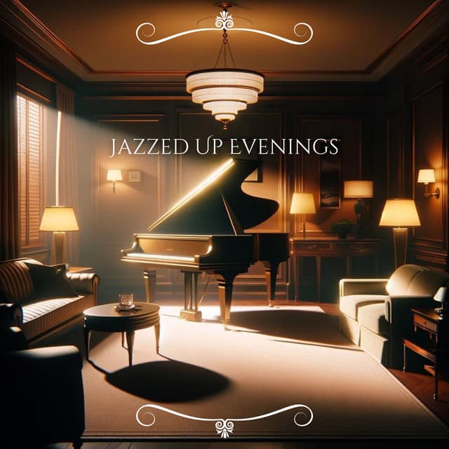 Jazzed Up Evenings: Piano Melodies for Intimate Conversations - Background Piano Music Ensemble