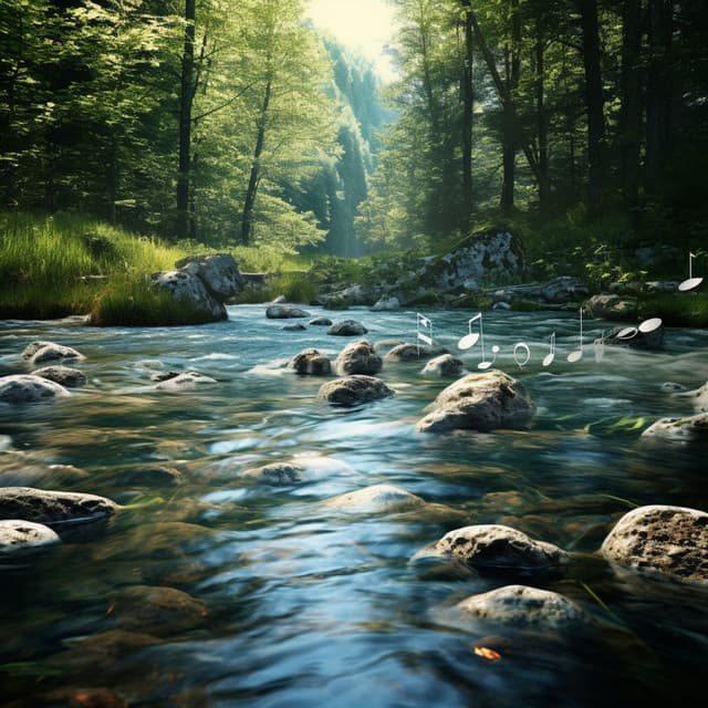 Water Calm: Binaural Stream Harmonies - Sound Bath