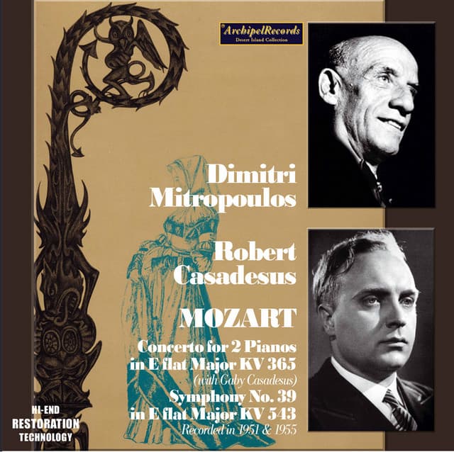 Mitropoulos, Robert and Gaby Casadesus plays Mozart - New York Philharmonic
