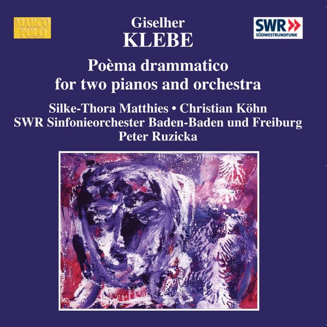 KLEBE: Poema drammatico / Widmungen / Zornige Lieder ohne Worte - Giselher Klebe