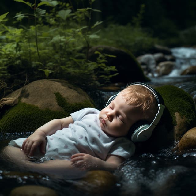 Binaural River Lullabies: Baby Sleep Harmony - Deep Sleep Vacuum Cleaners