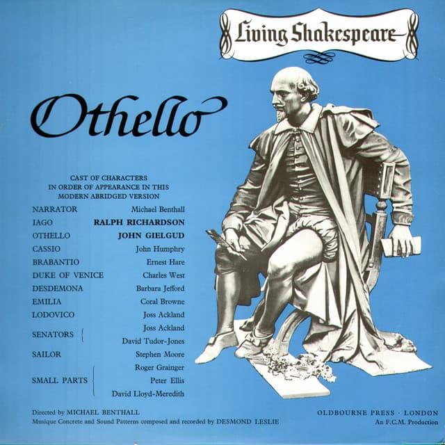 Shakespeare's Othello - Sir Ralph Richardson