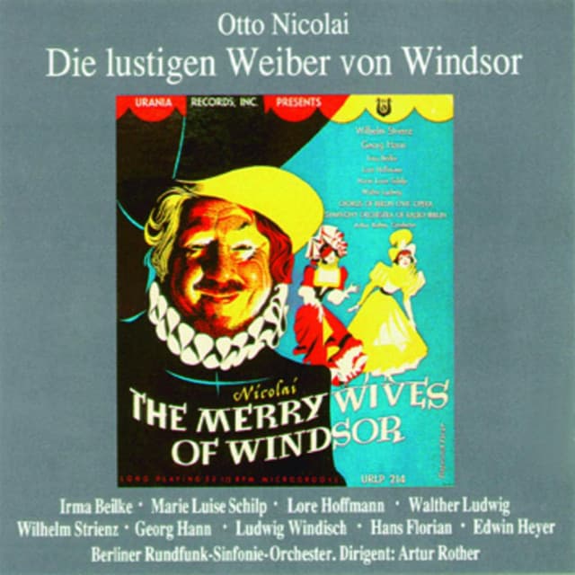 Die lustigen Weiber von Windsor - Otto Nicolai