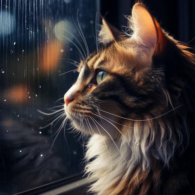 Melodías Perfectas De La Lluvia: Música Para Gatos - Vibraciones de origen