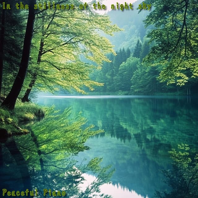 In the stillness of the night sky - Peaceful Piano