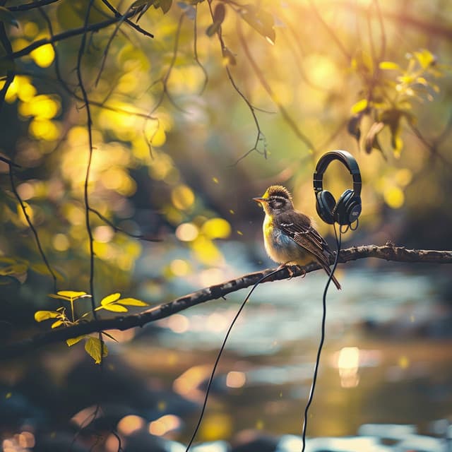 Creek Harmony: Birds and Nature in Binaural Blend - 78 72 Hz - Binaural Systems