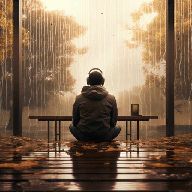 Relaxing Rain: Binaural Gentle Echoes - Dinner Time Playlist