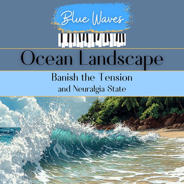 Ocean Landscape: Banish the Tension and Neuralgia State - Blue Waves