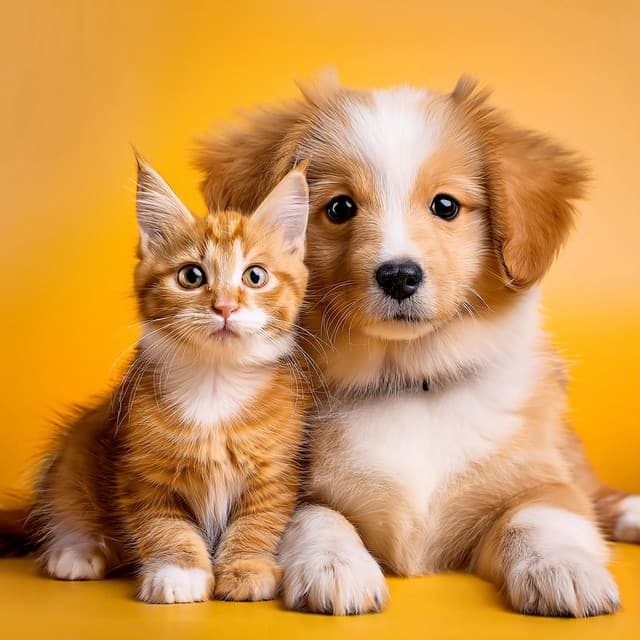 Ritmos De Compañía: Música Relajante Para Mascotas - Latidos Binaurales Entretenimiento de Ondas Cerebrales