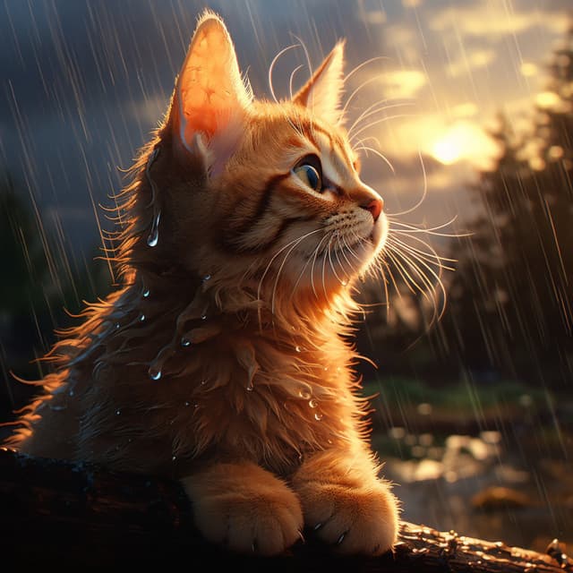 Serenata De Lluvia Para Mascotas: Lluvia Calmante - Sonidos de la naturaleza pacífica
