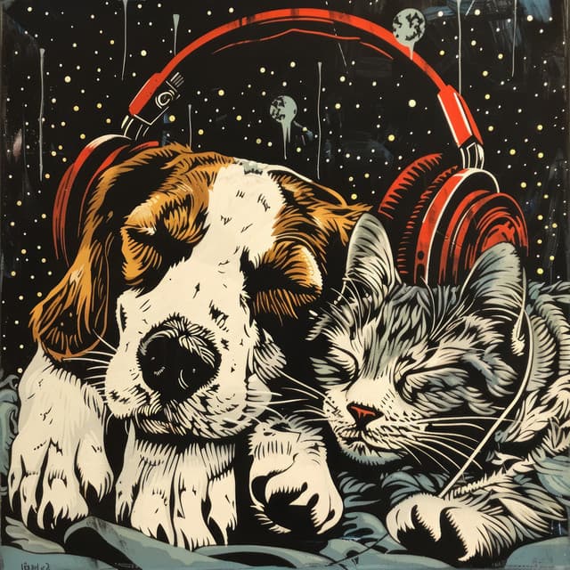 Charmantes Haustier: Entspannende Herzfrequenzen - Musik für Katzen TA