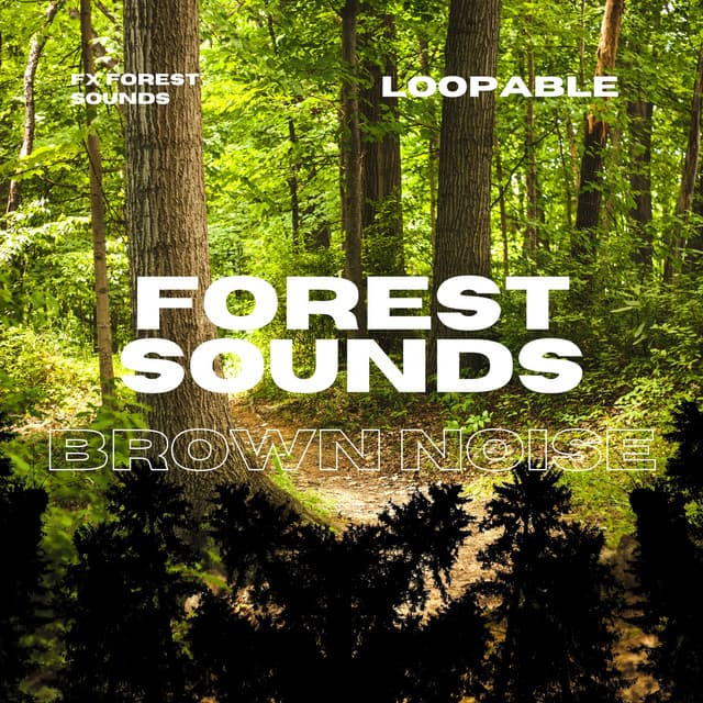Forest Sounds with Brown Noise, Loopable - FX Forest Sounds
