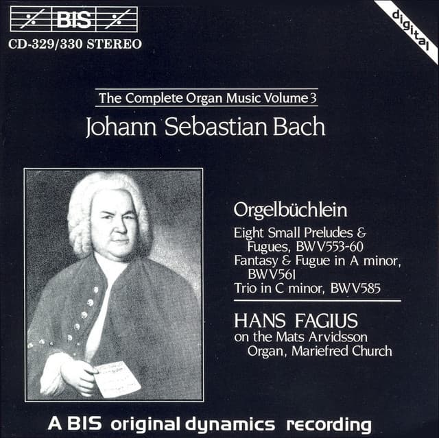 Bach, J.S.: Organ Music , Vol. 3 - Johann Sebastian Bach