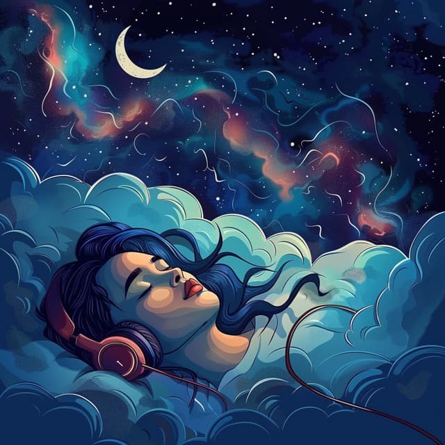 Restful Sleep Music: Embrace Night's Melodies - Deep Sleep Background Noise