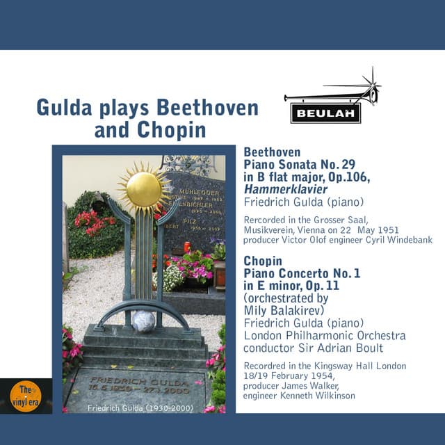 Gulda Plays Beethoven and Chopin - Friedrich Gulda