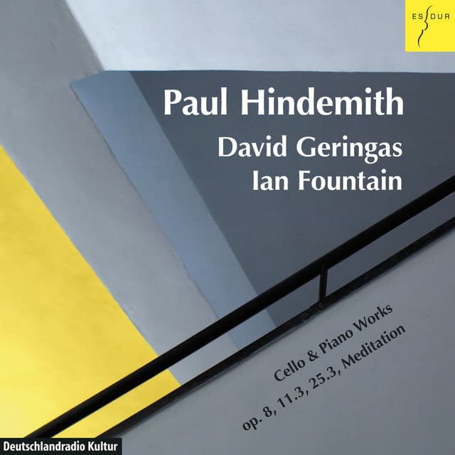 Hindemith: Drei Stücke, Op. 8 / Sonate, Op. 25.3 / Sonate, Op. 11.3 / Meditation aus 'Nobilissima Visione' - Paul Hindemith