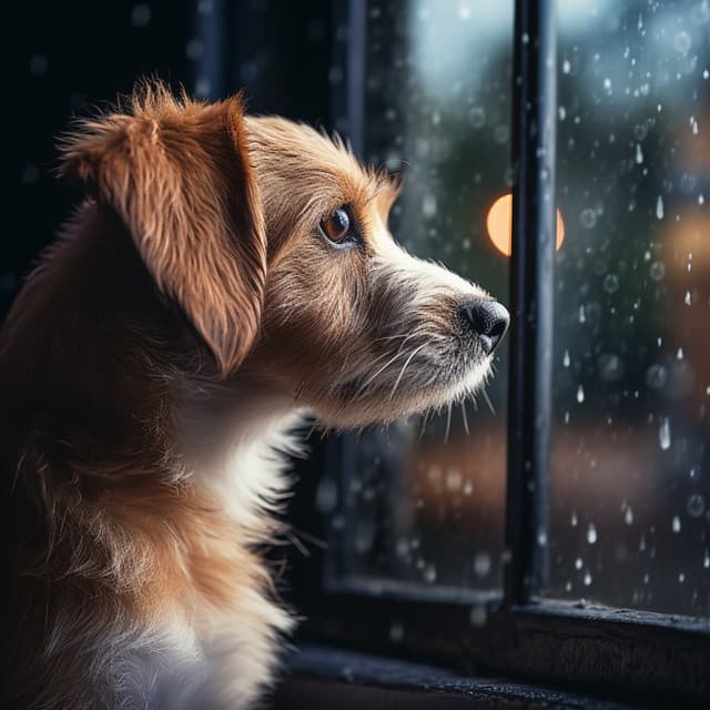 Armonía De Lluvia Para Animales: Lluvias Relajantes Para Animales Peludos - Suave al aire libre