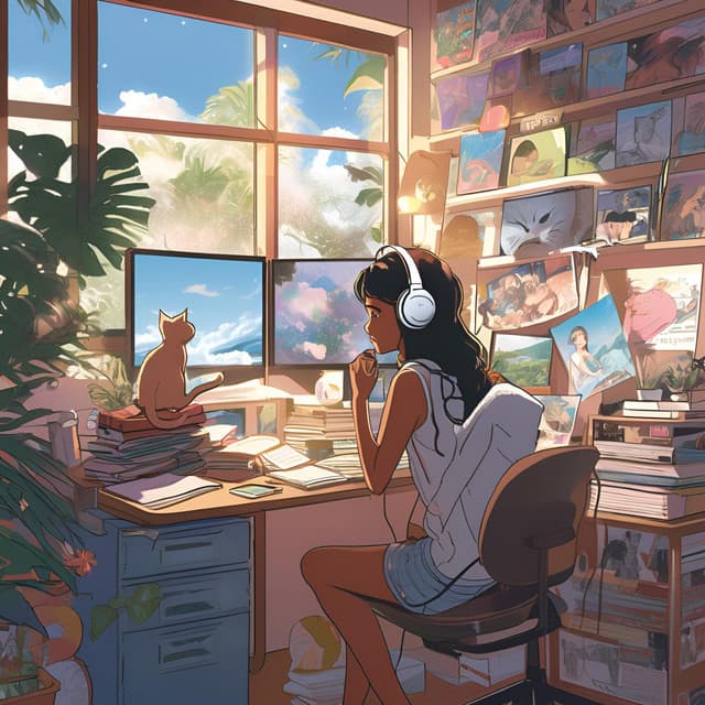 Quiet Lofi for Homework Sessions - Lofi Anime