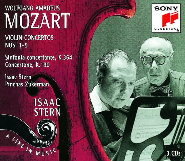 Mozart: Violin Concertos No. 1 - 5, Sinfonia Concertante, Concertone - Wolfgang Amadeus Mozart