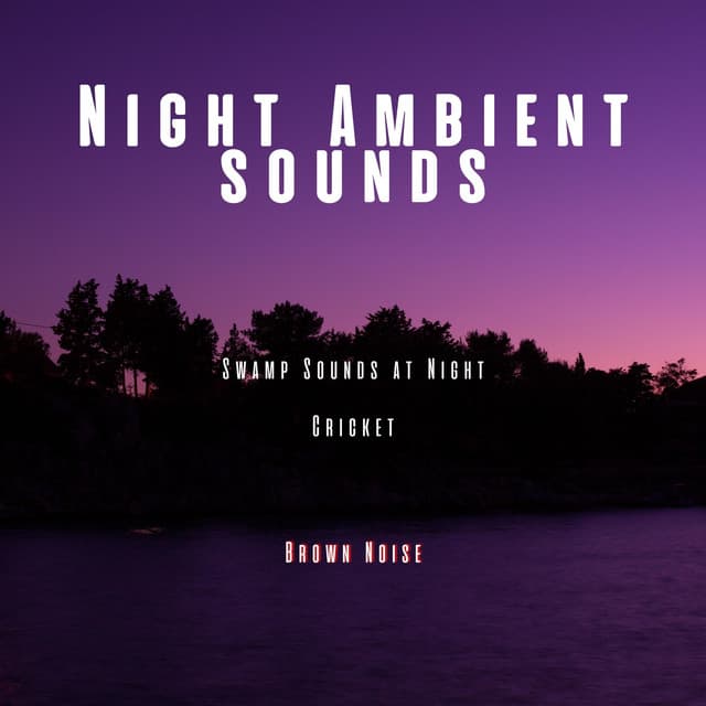 Night Ambient Sounds, Cricket, Swamp Sounds at Night with Brown Noise, Loopable - Mother Nature Sound FX