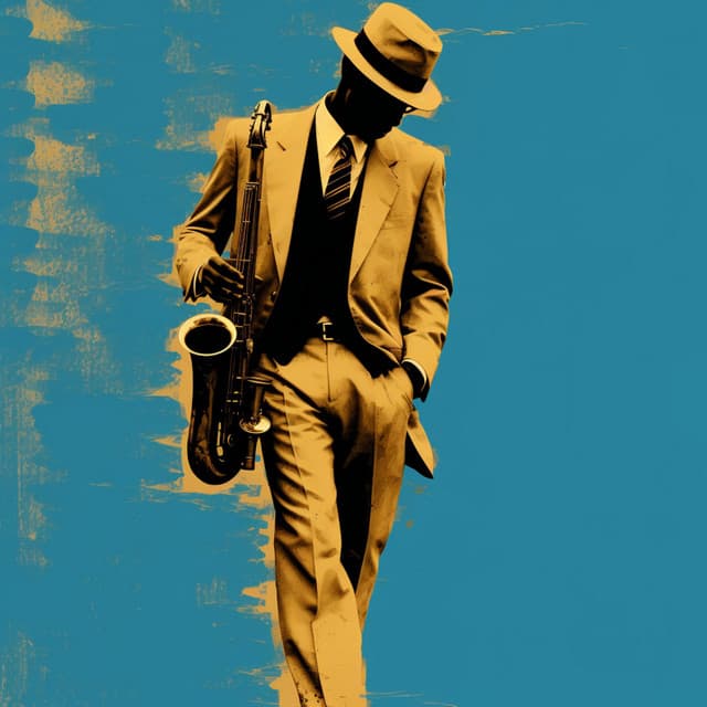 Armonías Azul Cobalto: Música De Jazz Fresca - Acogedora cafetería Jazz