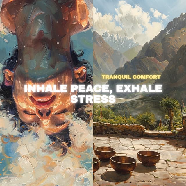 Inhale Peace, Exhale Stress: Tibetan Bowls and 4-7-8 Breathing - Tranquil Comfort