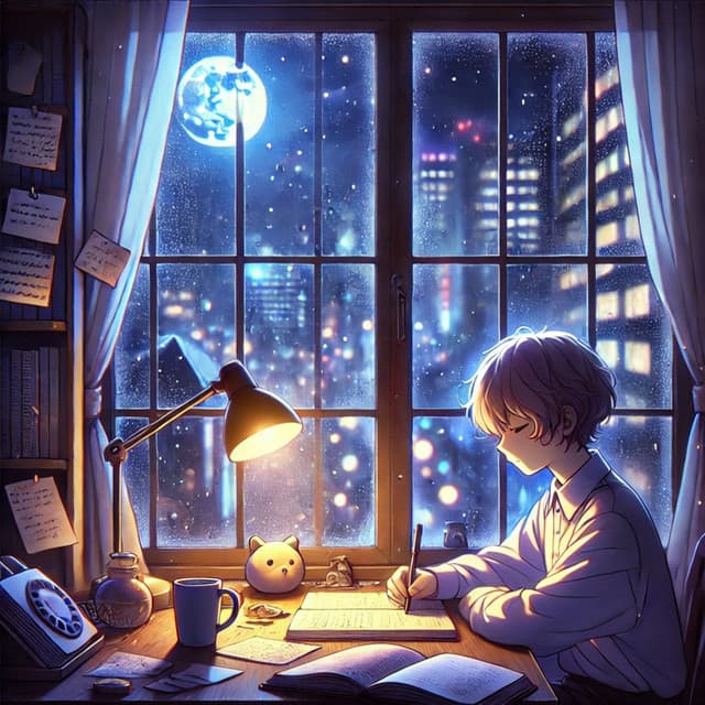 The Window at Midnight - ChillHop Cafe