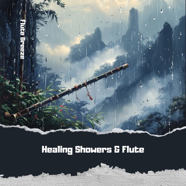 Healing Showers & Flute: 432 Hz for Peaceful Rest - Flute Breeze