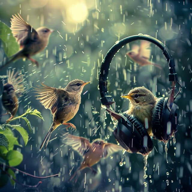 Spa Retreat: Binaural Birds and Rain Harmony - 92 88 Hz - Best Relaxing SPA Music