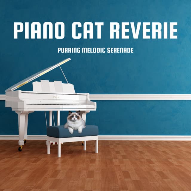 Piano Cat Reverie: Purring Melodic Serenade - Music for Kittens