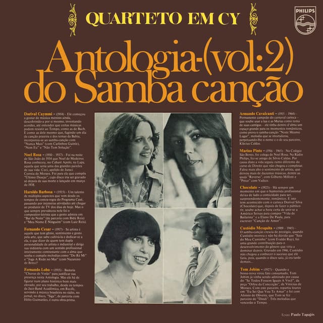 Antologia Do Samba Canção Vol. 2 - Quarteto Em Cy