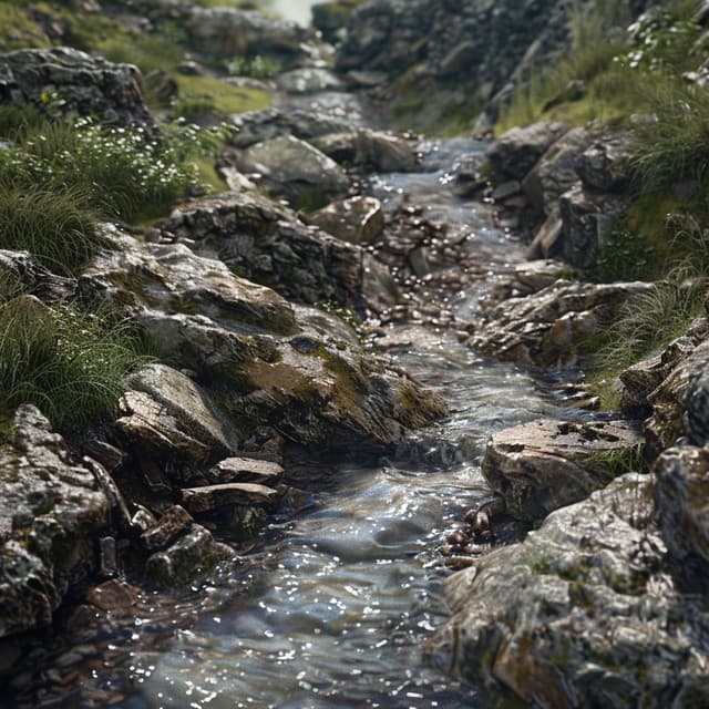 Flowing Peace: Stream Music for Meditation - Thermal Femme