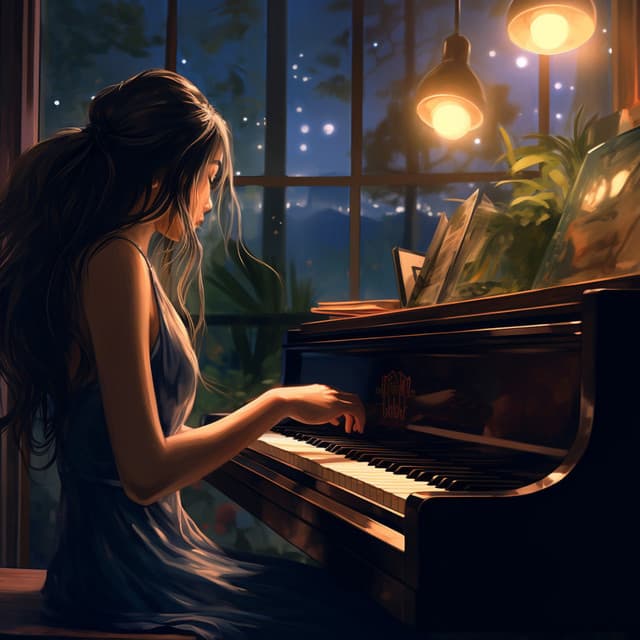 Ecos De Enfoque De Piano: Armonías De Estudio Etéreo - Piano de jazz relajante