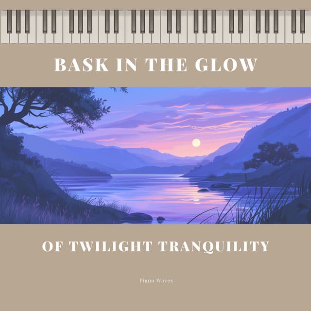 Bask in the Glow of Twilight Tranquility - Piano Waves
