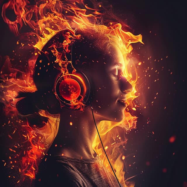 Sleep in Fire's Embrace: Restful Music - Sleep Crickets