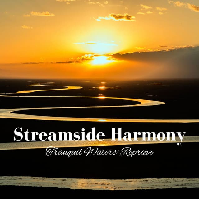 Streamside Harmony: Tranquil Waters' Reprieve - Water Sounds for Sleep