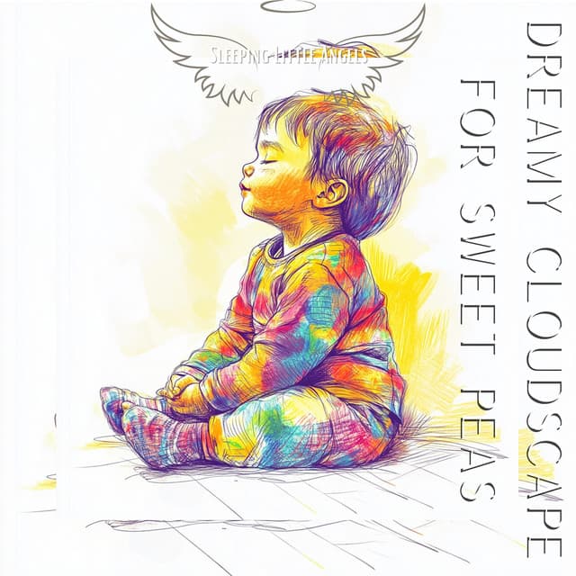 Dreamy Cloudscape for Sweet Peas - Sleeping Little Angels